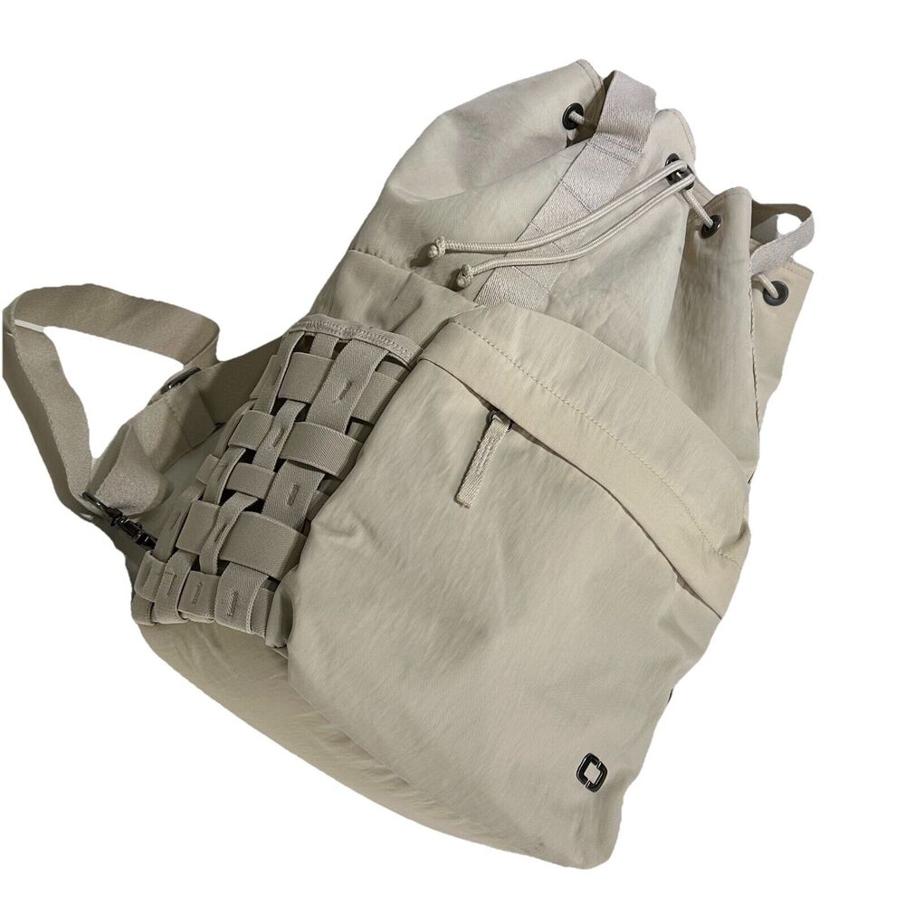 OGIO Cream Drawstring Duffel Backpack - Picture 4 of 13